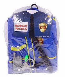 Форма полицейского из серии Важная работа, 6 предметов с аксессуарами (Abtoys, PT-00780)